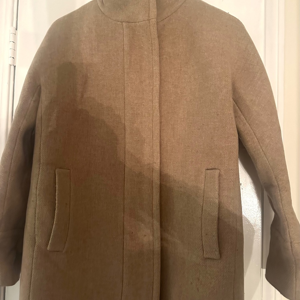 J. Crew Wool Tan Coat